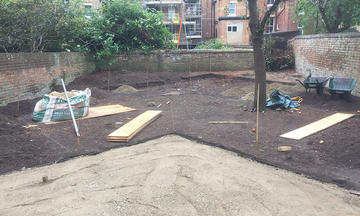 49 Banbury road landscaping - During