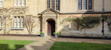 Borders stripped and fresh top soil compost mix laid at Jesus College