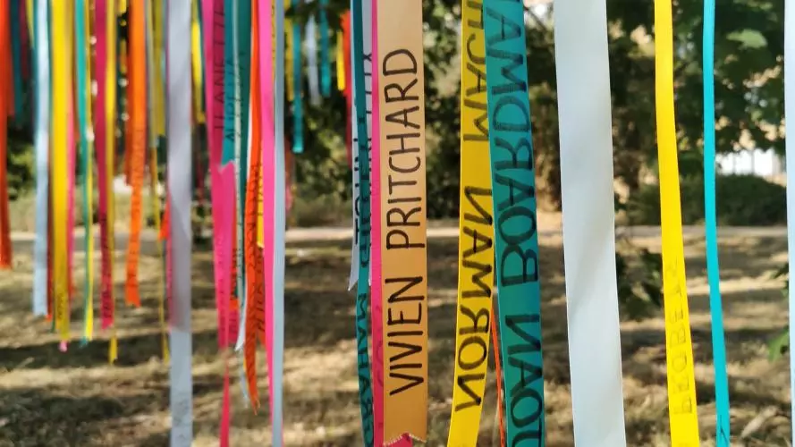 Rainbow Tree of Remembrance in University Parks